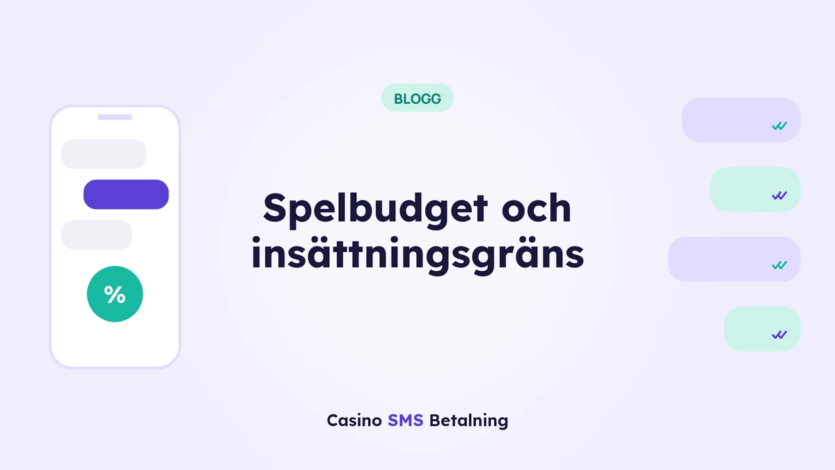 Spelbudget och insättningsgräns
